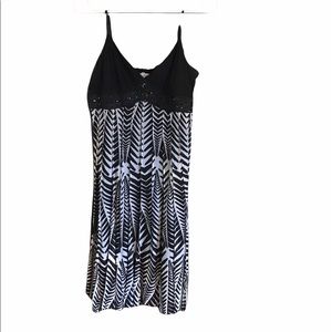 ICE - dress with beaded front